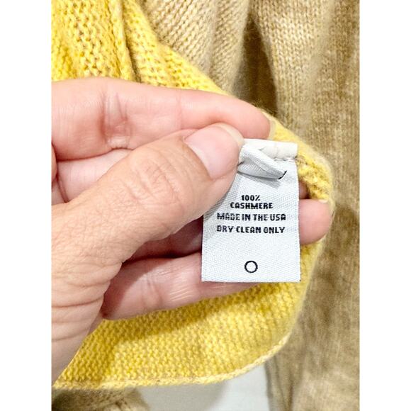 The Elder Statesman Medium Plaited Ballet Wrap Cardigan Oatmeal Women's Size XS - Picture 5 of 6